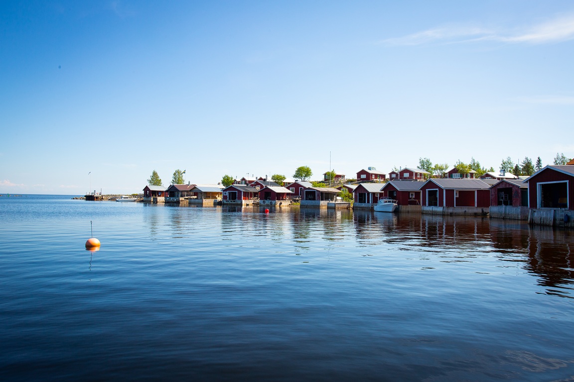 Brändöskärs fiskeläge i Luleå skärgård. Foto: Helena Holm