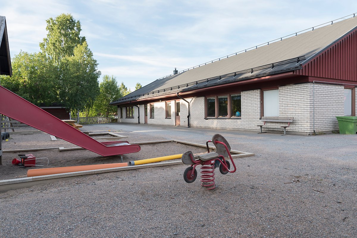 Utomhusmiljö Brisens förskola, en del av förskolans gård