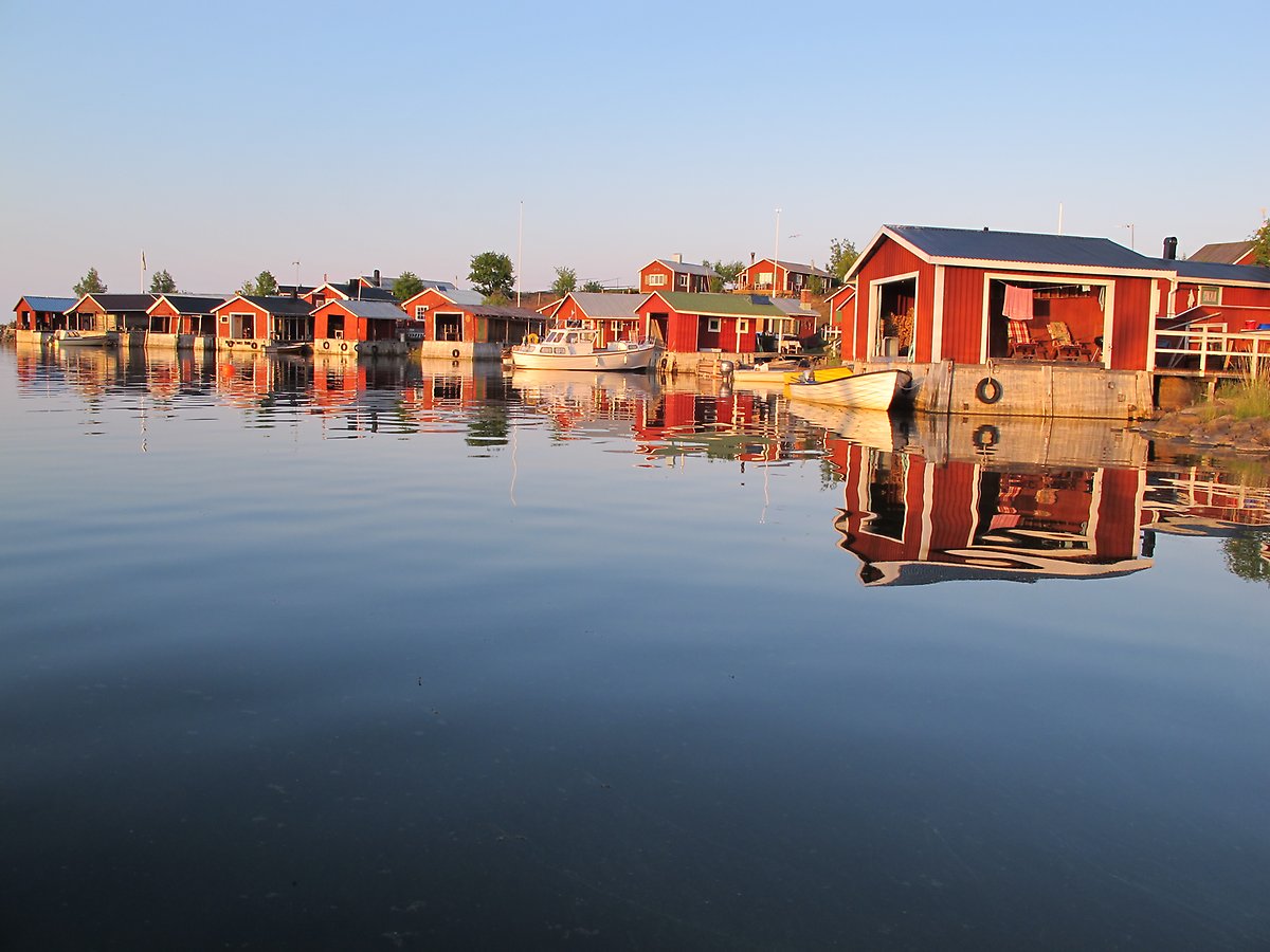 Brändöskärs fiskeläge i Luleå skärgård. Foto: Helena Holm